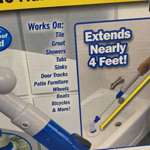 NWT Hurricane Spin Scrubber CordlessRechargeable Power Scrubber BulbHead1 Pack - Picture 9 of 11